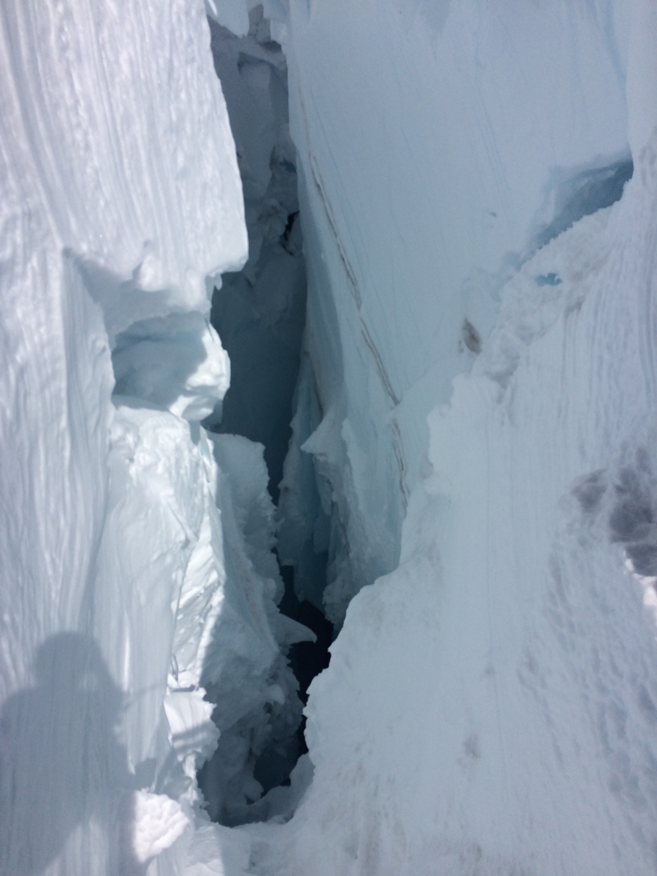 crazy crevasse shot